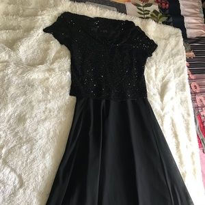 Formal black dress
